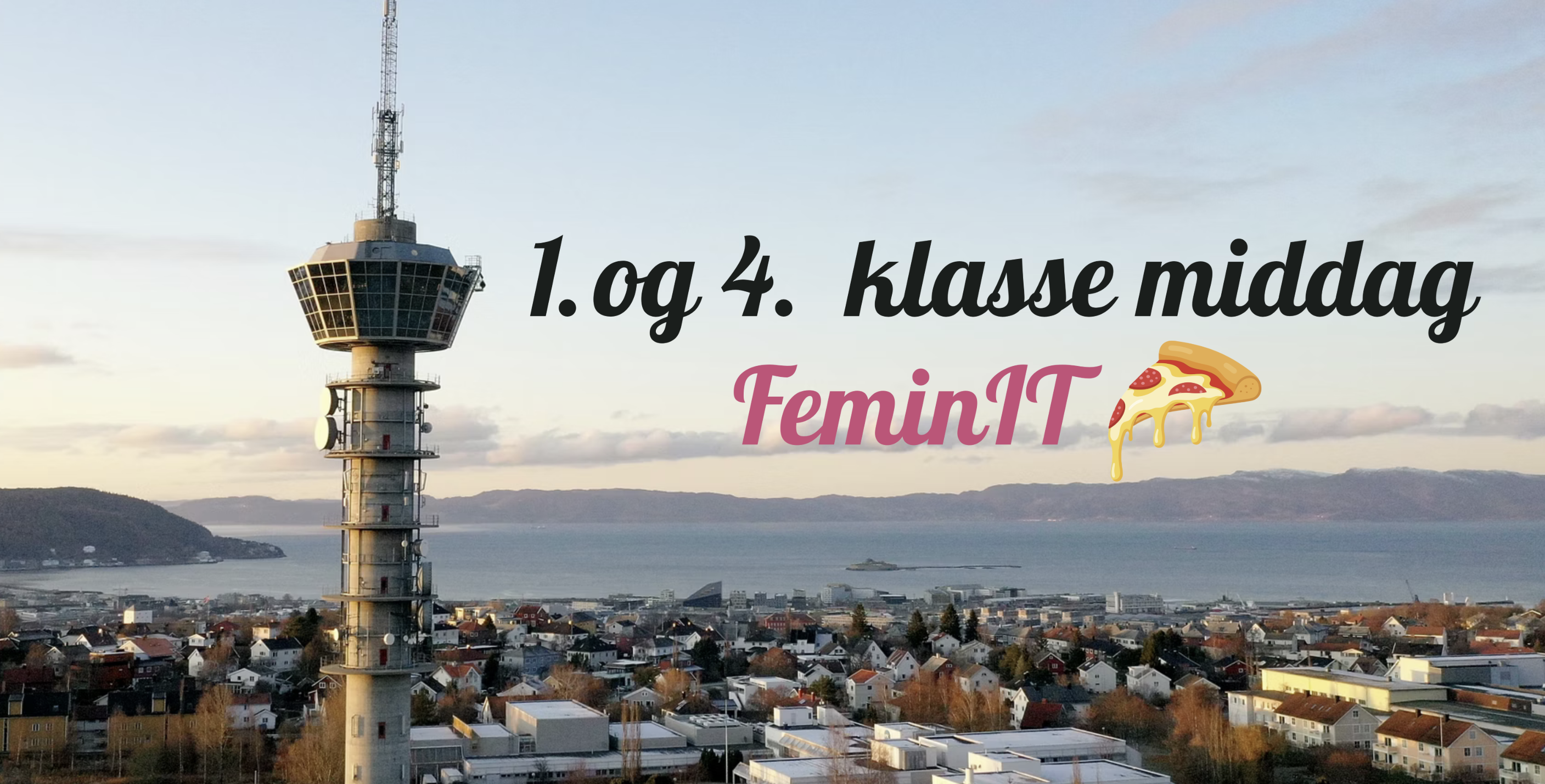 1. og 4. klasse middag med FeminIT