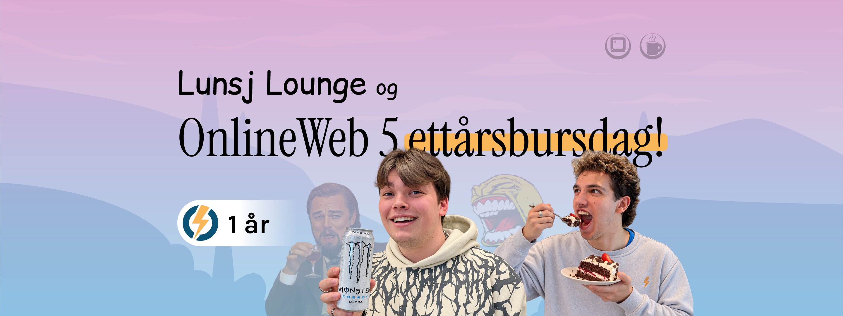 OW5 ettårsbursdag og Lunsj Lounge! 🥳🍰