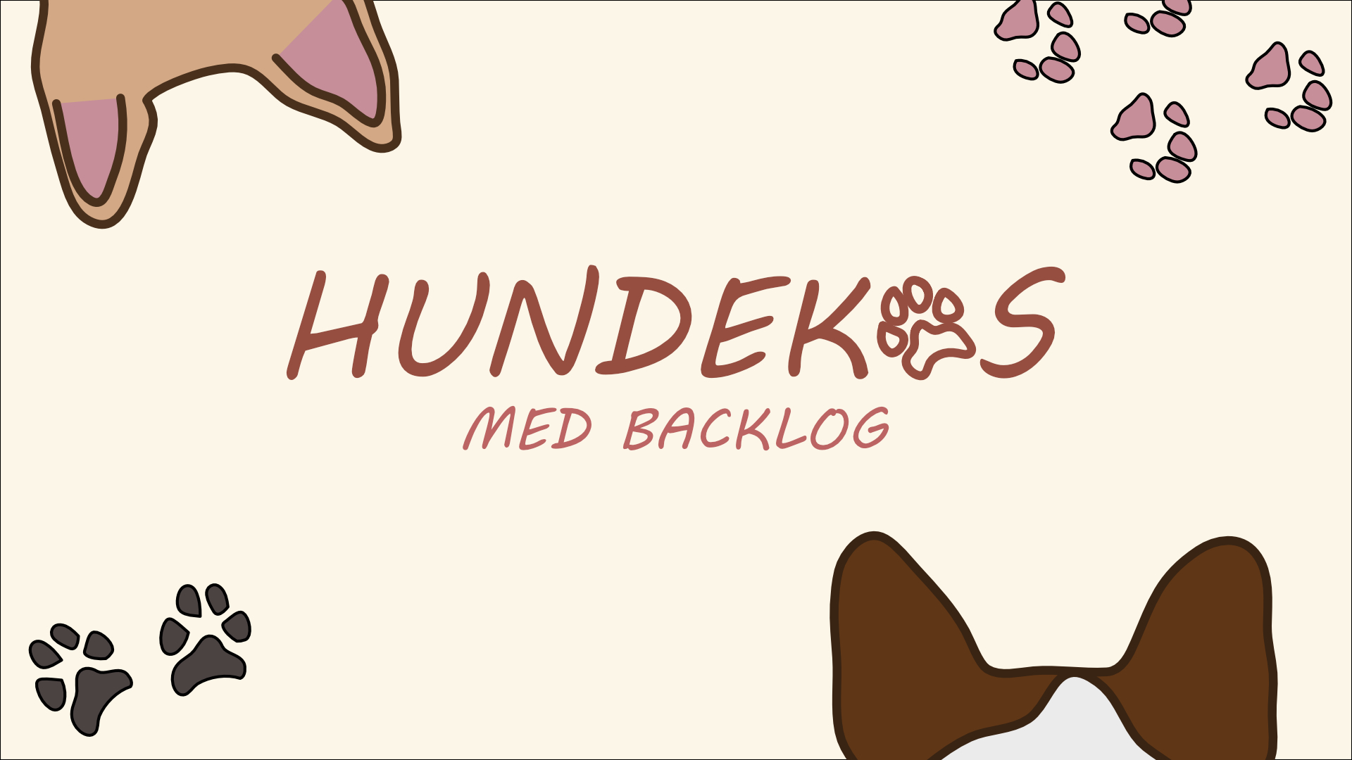 [AVLYST] Hundekos / Eksamens-avbrekk 🐶🐕
